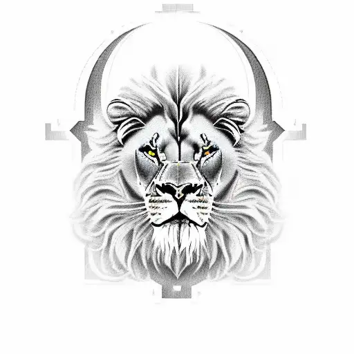 Persian Lion Fighting