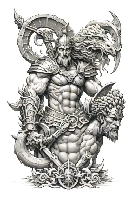 Ares God Of War And Medusa Greek Mythology