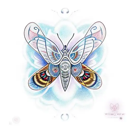 Moth With Eyes All Over The Wings