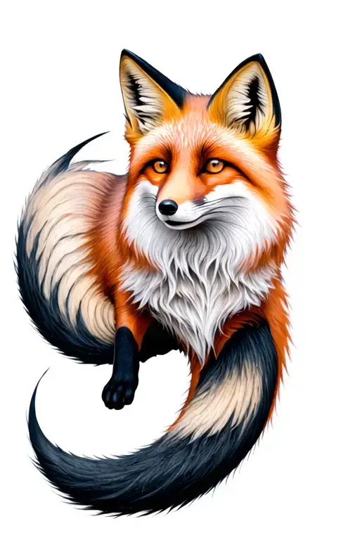 4 Tailed Fox Realistic