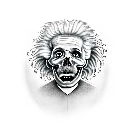 Skull That Looks Like Einstein With His Tongue Out