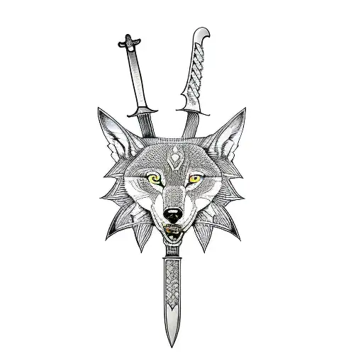 Two Swords And A Wolf