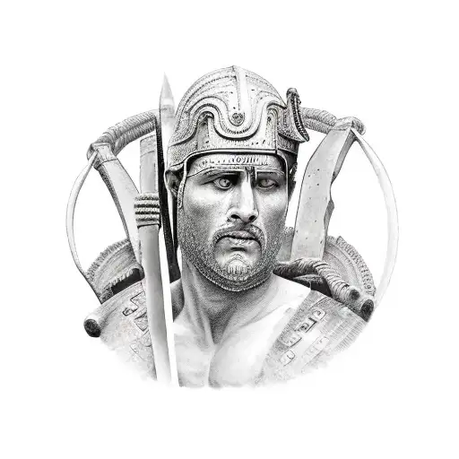 Ancient Rome Warrior That Represents How Alone He Is