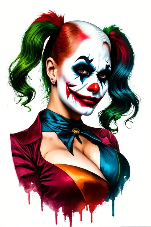 Harley Quinn With Joker