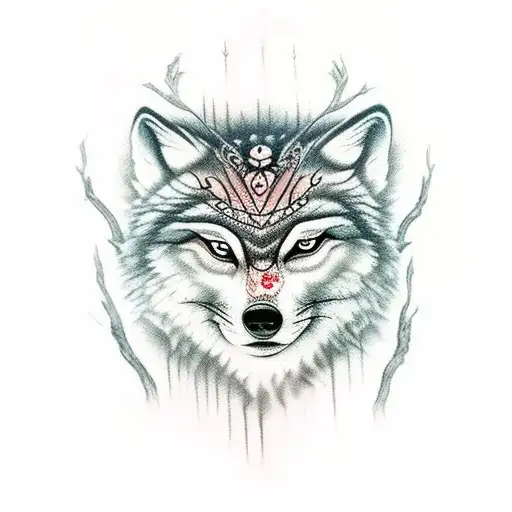 Forest Death Woman 2 Baby Wolfs