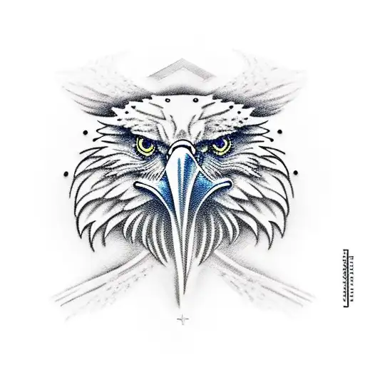 Eagle And Drone Combined As One