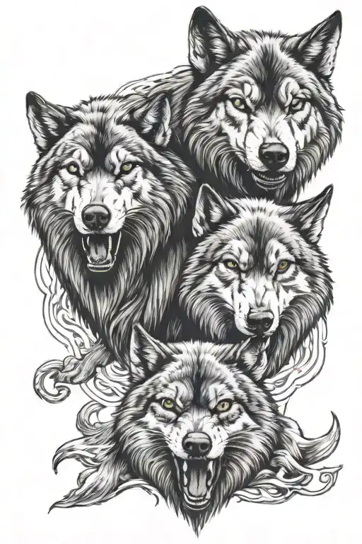 See No Evil Speak No Evil Hear No Evil Wolf