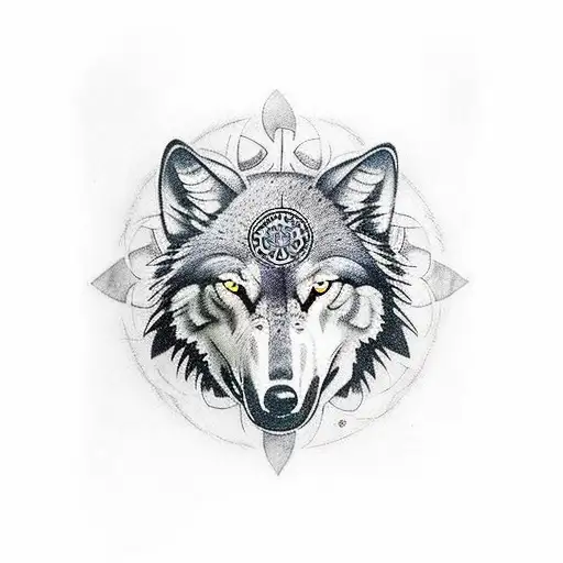 Raven Wolf Vegvisir Sleeve