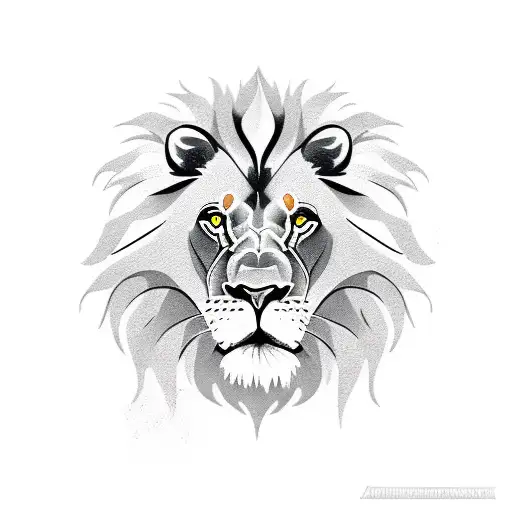 Lion Roaring Breaking Chains