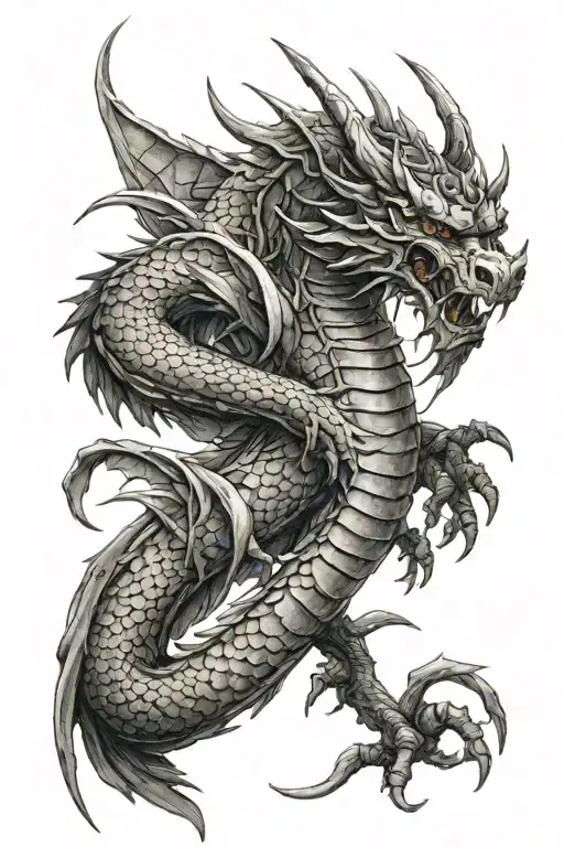 Samurai Dragon Wrapped