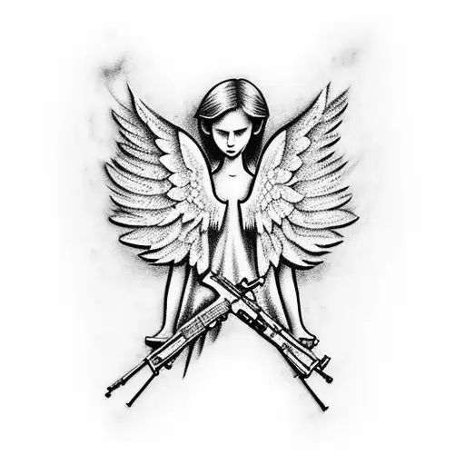 Angel With Ak-47