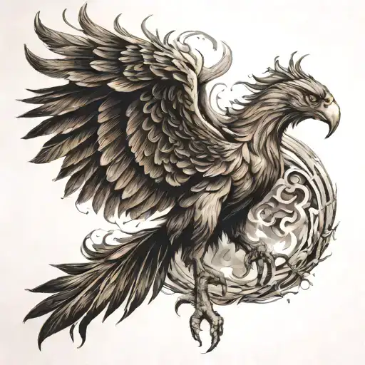 Phoenix Rising From Ashes