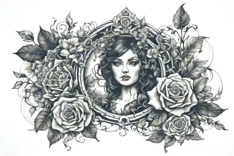 Dark Feminine Surrounded