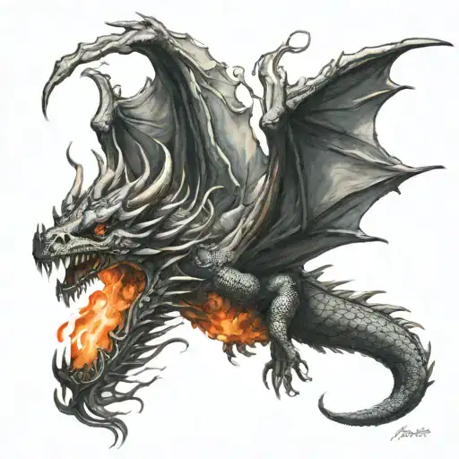 Dragon Breathing Fire