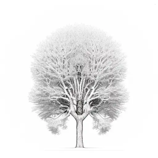 Tree Made Out Of Electric Components