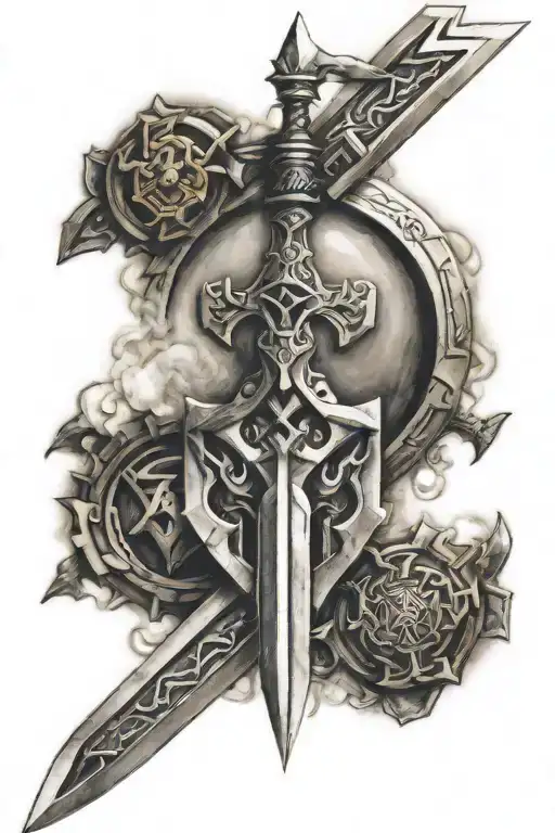 Zelda Triforce Master Sword Piercing