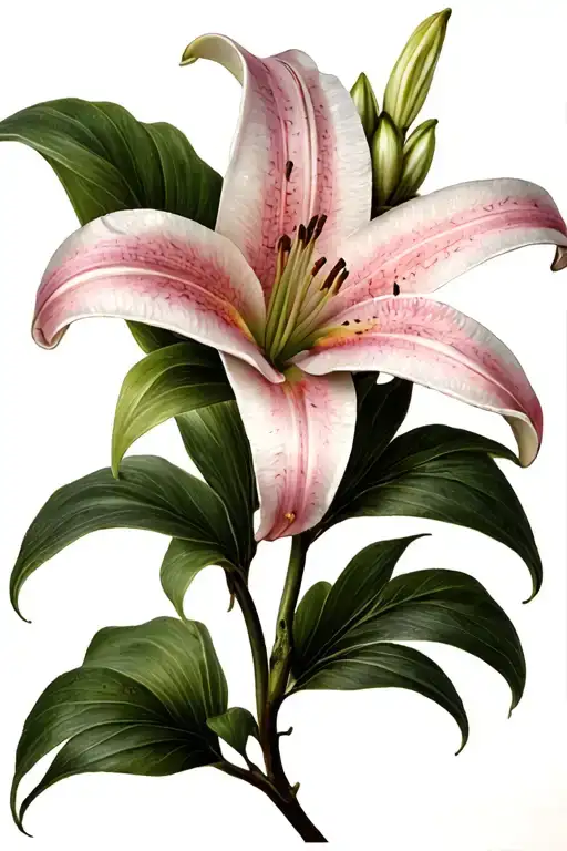 Lily Stem Flower