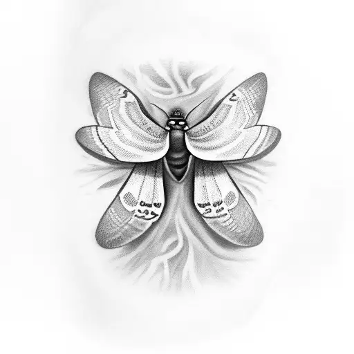 Let Death Be Kinder Than Man Text With A Polyphemus Moth Below