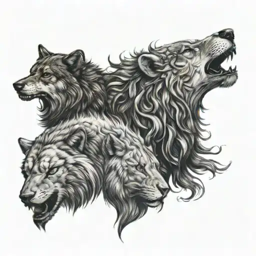 Wolf And Lion Scorpio