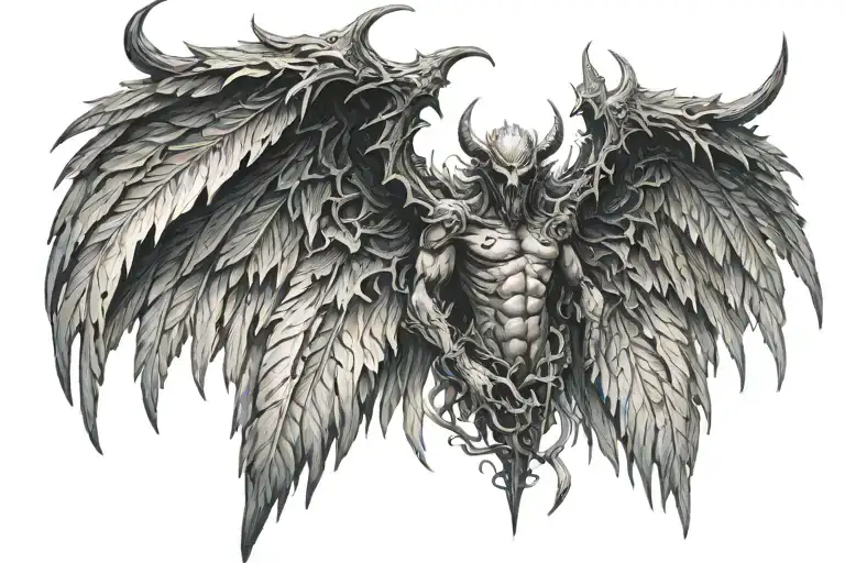 Open Demon Wings