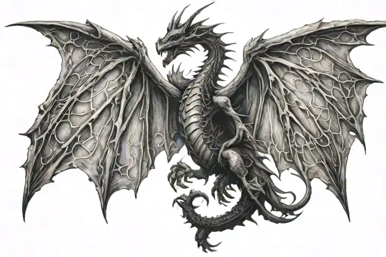 Dragon Like Demon Wings