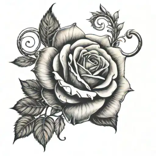 Rose And Intial M M G