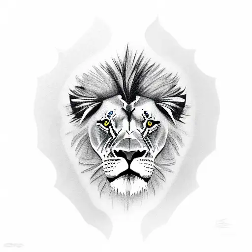 A Lion Wearing A Suit And Managing An Event