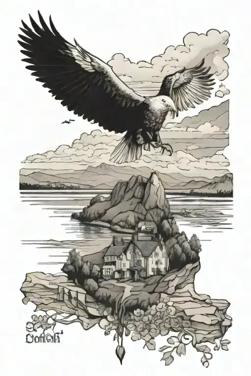 Suffolk Pumch With Cumbrian Mountains In The Background