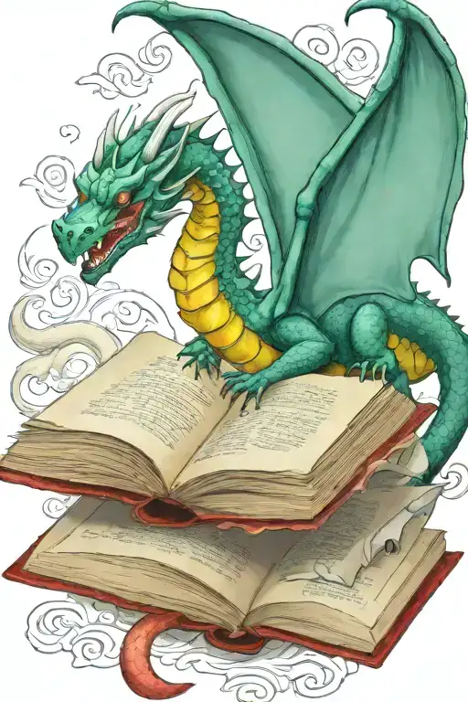 Flying Dragon Book Open