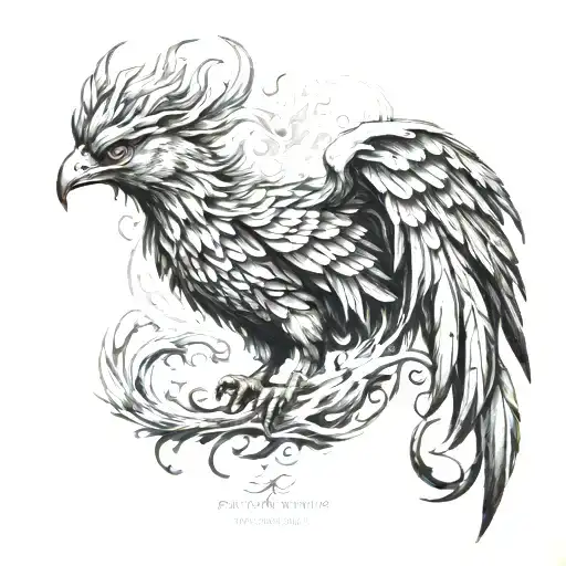 Phoenix Rising From Ashes