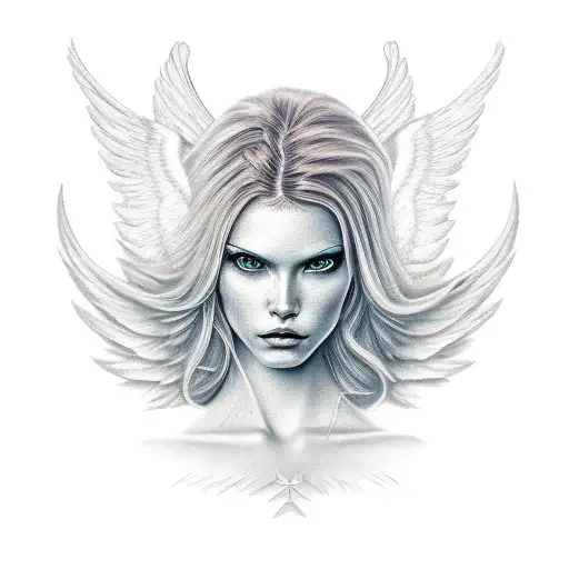 Rising Angel Woman
