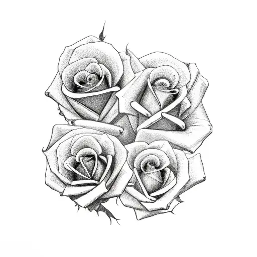 Roses And Skull