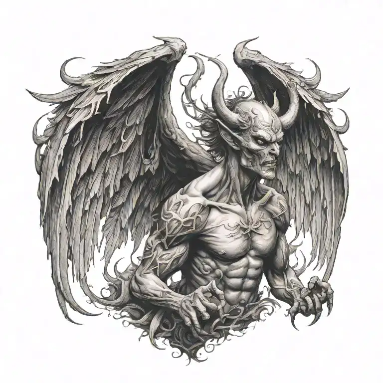Demon With Wings Less Fit