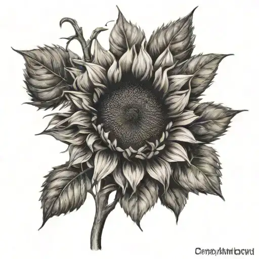 Sunflower Intertwined