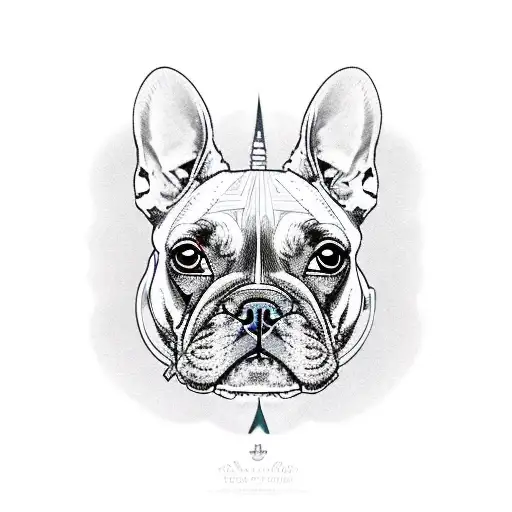 French Bulldog In Space