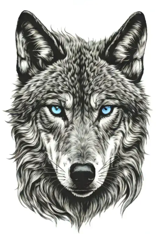 Wolf Blue Eyes