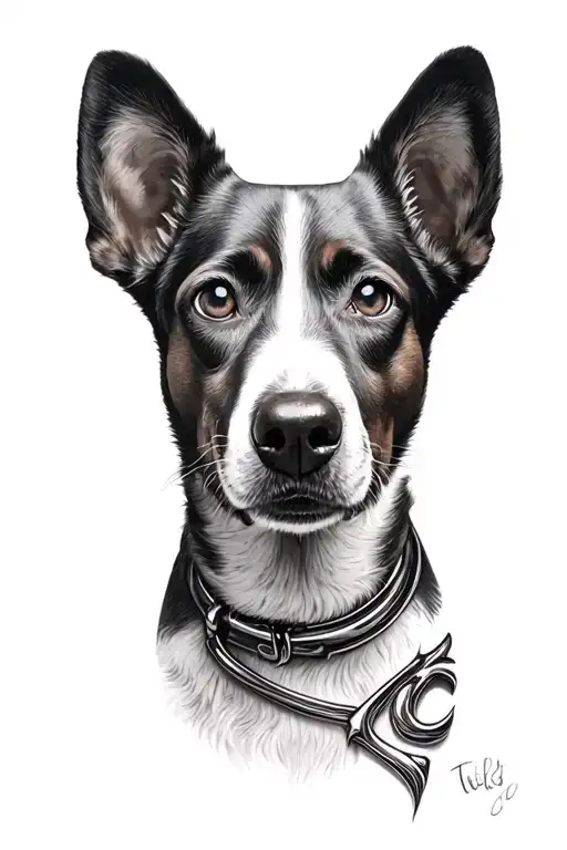 Dog Imprint With Infinite Sign