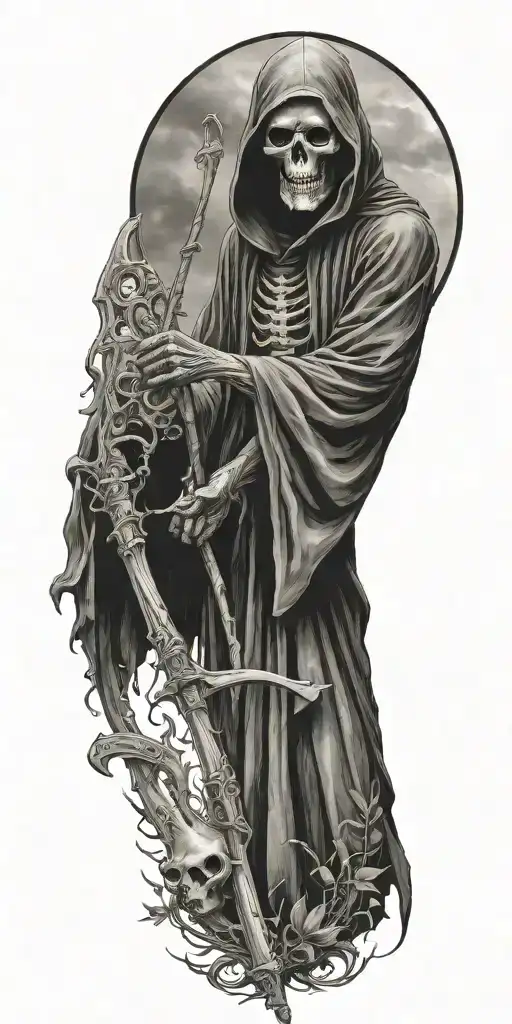 Grim Reaper With Scythe