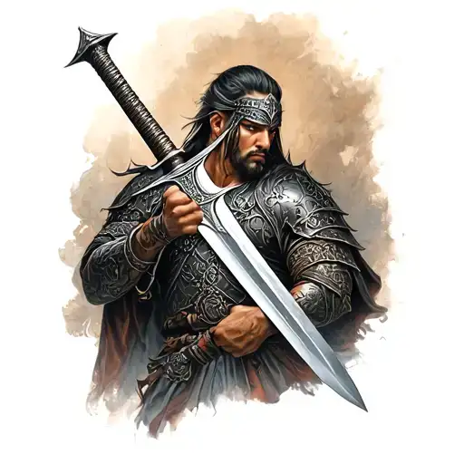 Warrior With Sword