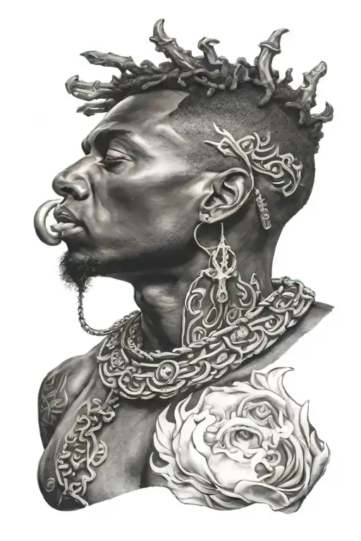 Black Man Becoming A God