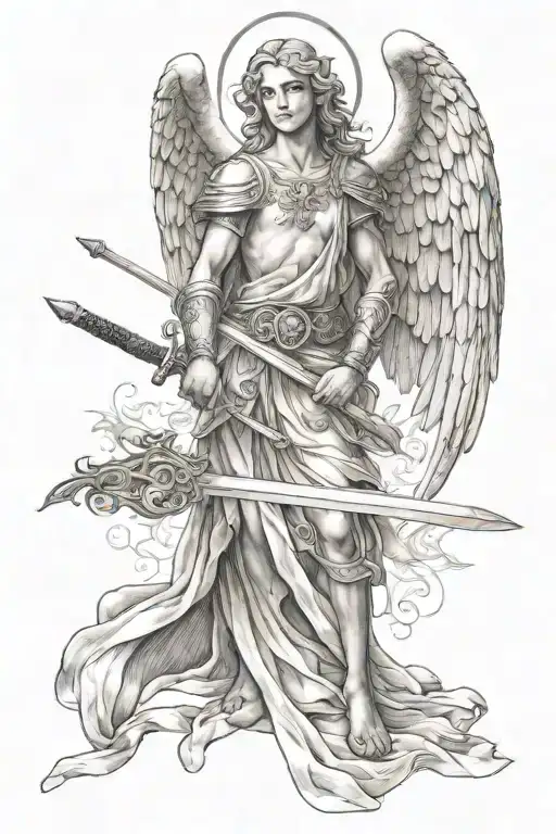 Guardian Angel With A Sword