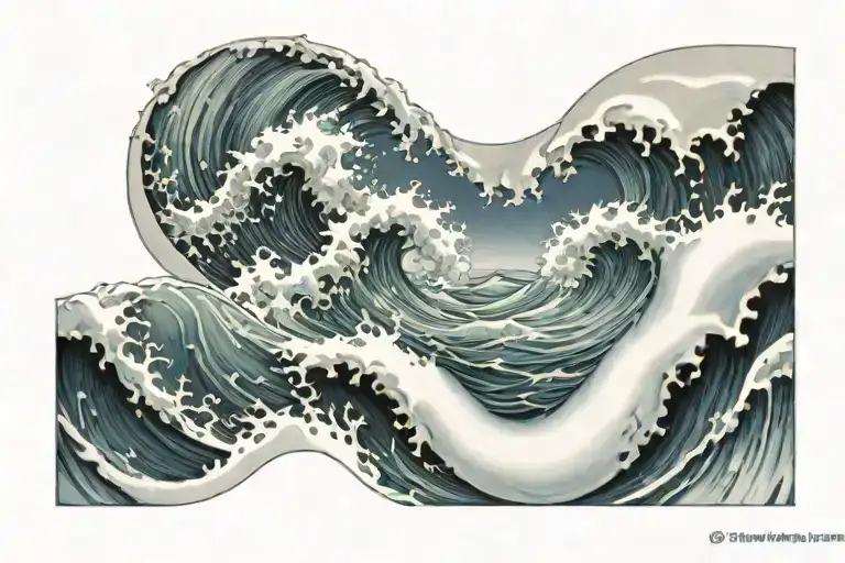 Ocean Wave Merging To Form 12-12-07