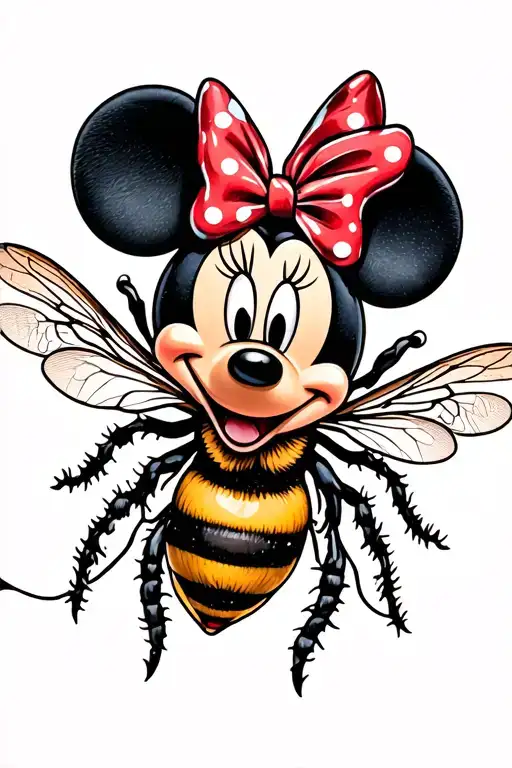 Minnie Mouse Rose Bee