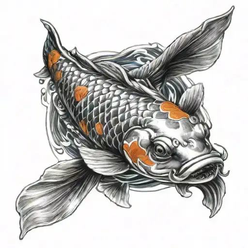 Woman Hands Holding Koi Fish Swimming