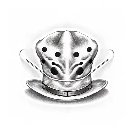 Frog Smoking Pipe Wearing Hat