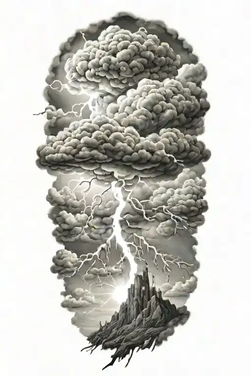 Lightning Storm Clouds