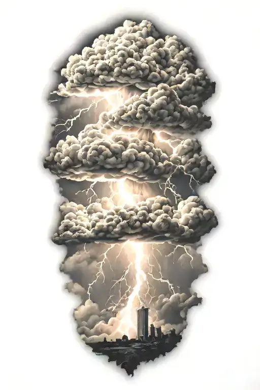 Lightning Storm Clouds