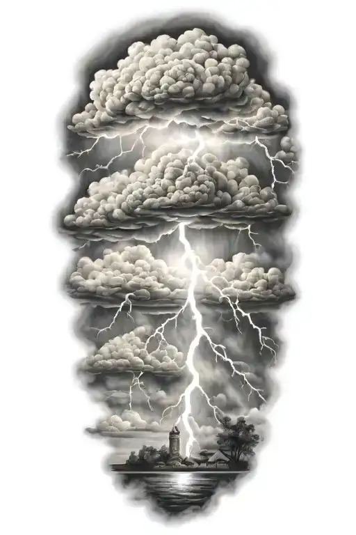 Lightning Storm Clouds