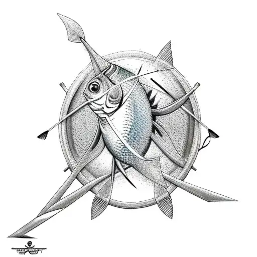 Fish And Arrow