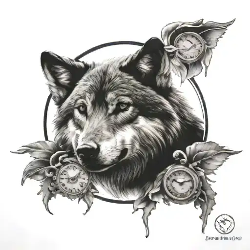 Wolf Clock